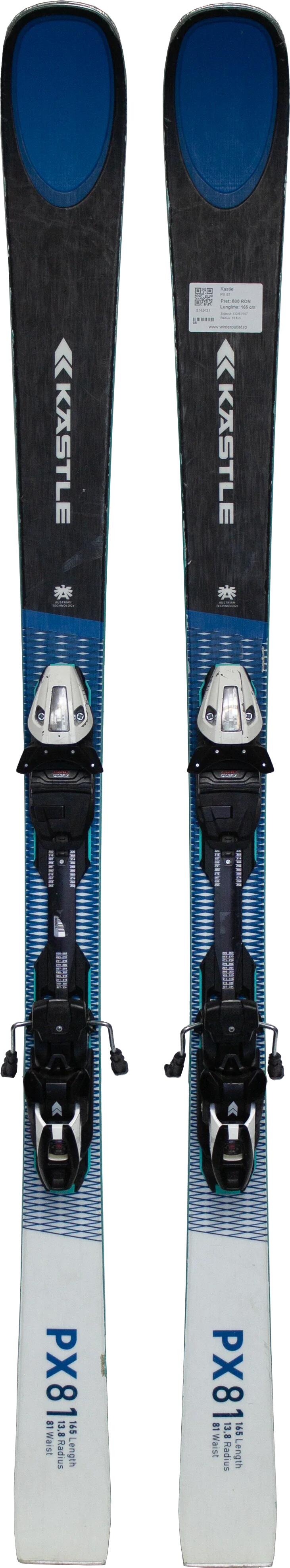 Gebruikte ski's - KASTLE PX 81, 165 cm, Goede staat 3/5