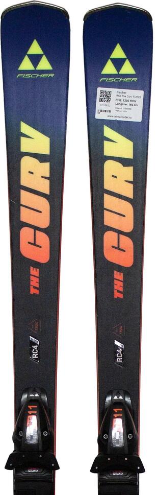 Second Life- Narty FISCHER RC4 The Curv Ti 2025, 150 cm, stan dobry