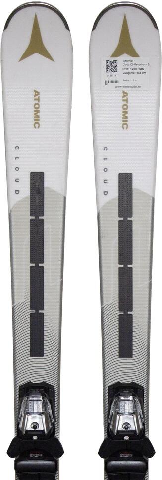 Używane narty - ATOMIC Cloud C9 Revoshock 2025, 164 cm, stan bardzo dobry