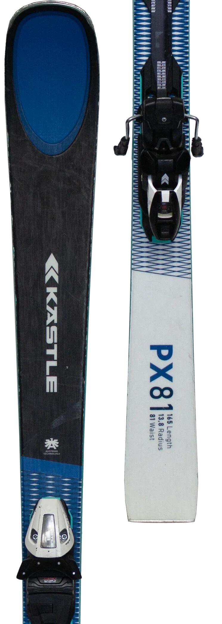Gebruikte ski's - KASTLE PX 81, 165 cm, Goede staat 4/5