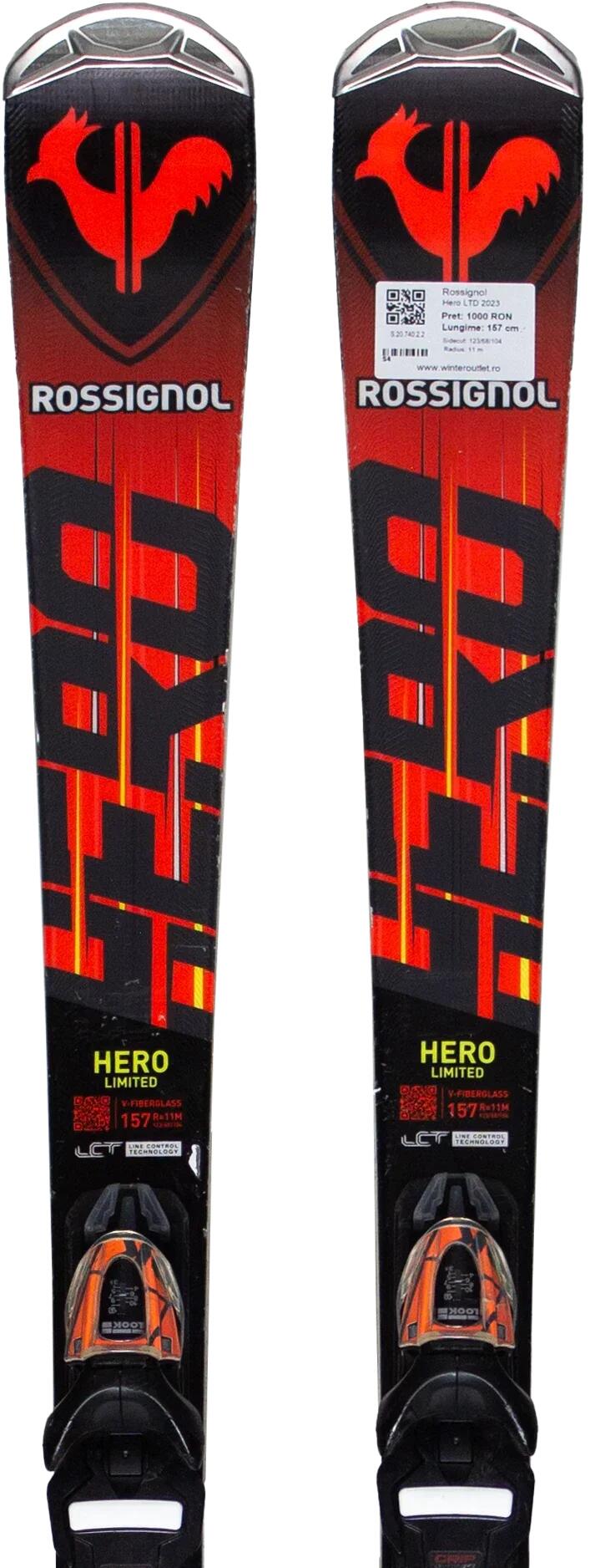 ROSSIGNOL Skis d'occasion - ROSSIGNOL Hero LTD 2023, 157 cm, Bon état