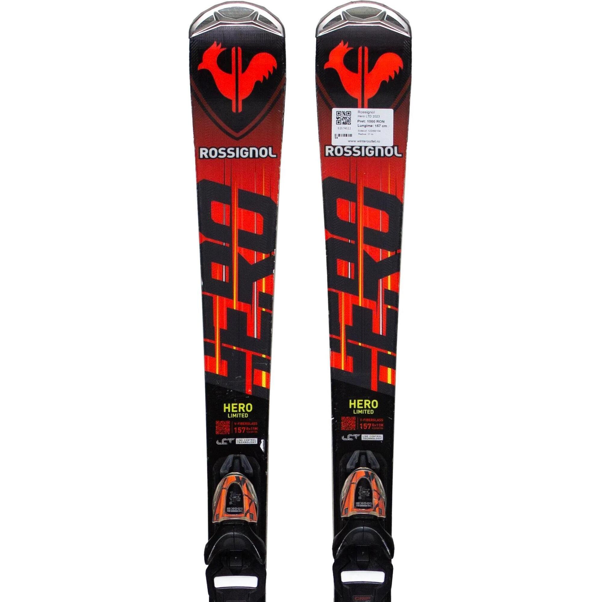 Używane narty - ROSSIGNOL Hero LTD 2023, 157 cm, stan dobry