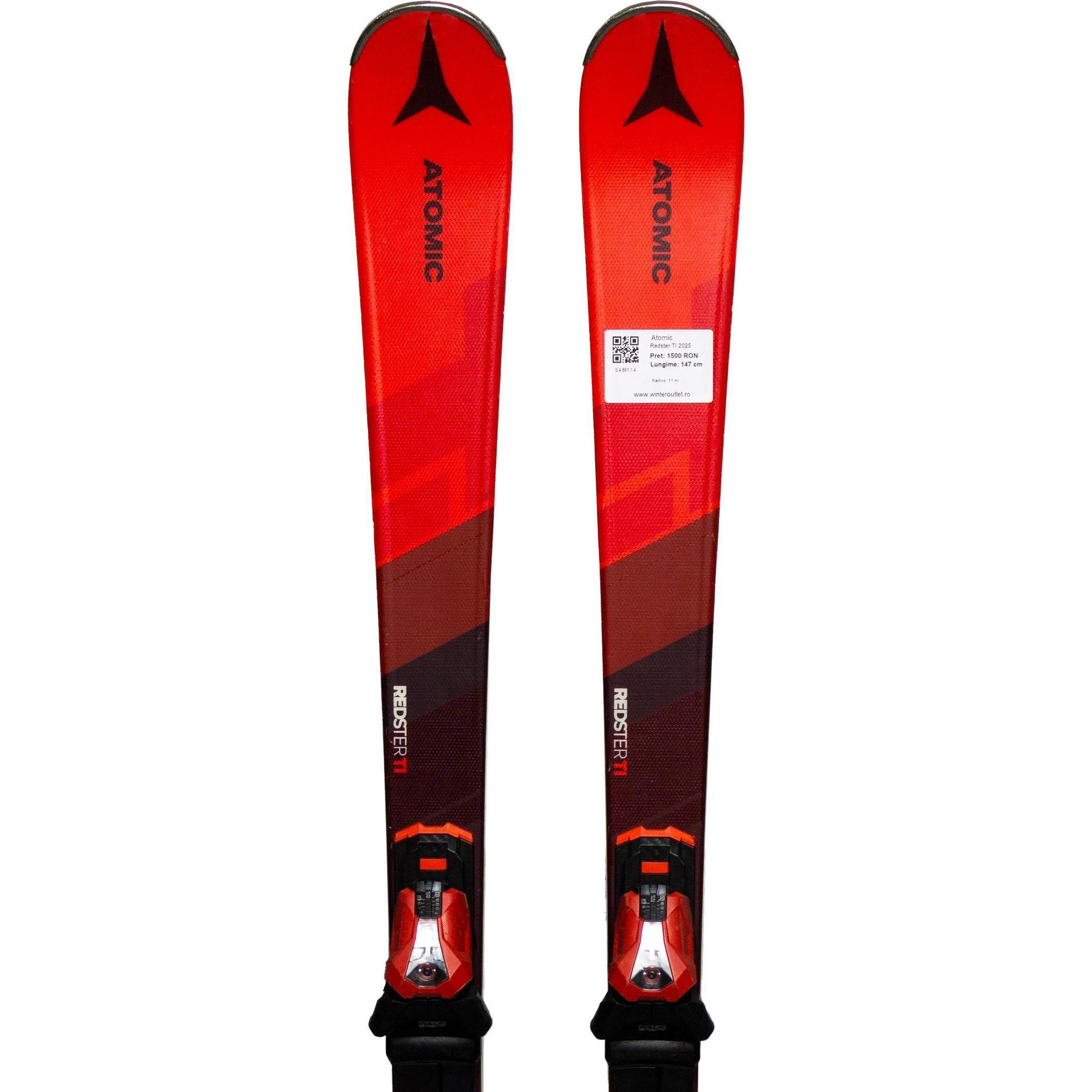 ATOMIC 2ND LIFE - ATOMIC Redster TI 2025, 147 cm, velmi dobrý stav
