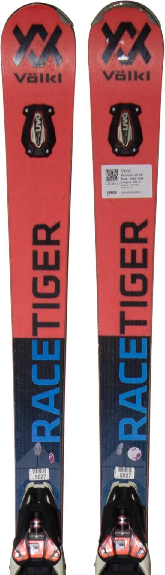 VÖLKL Skis d'occasion - VOLKL Racetiger GS 19 UVO 2019, 180 cm, Très bon état