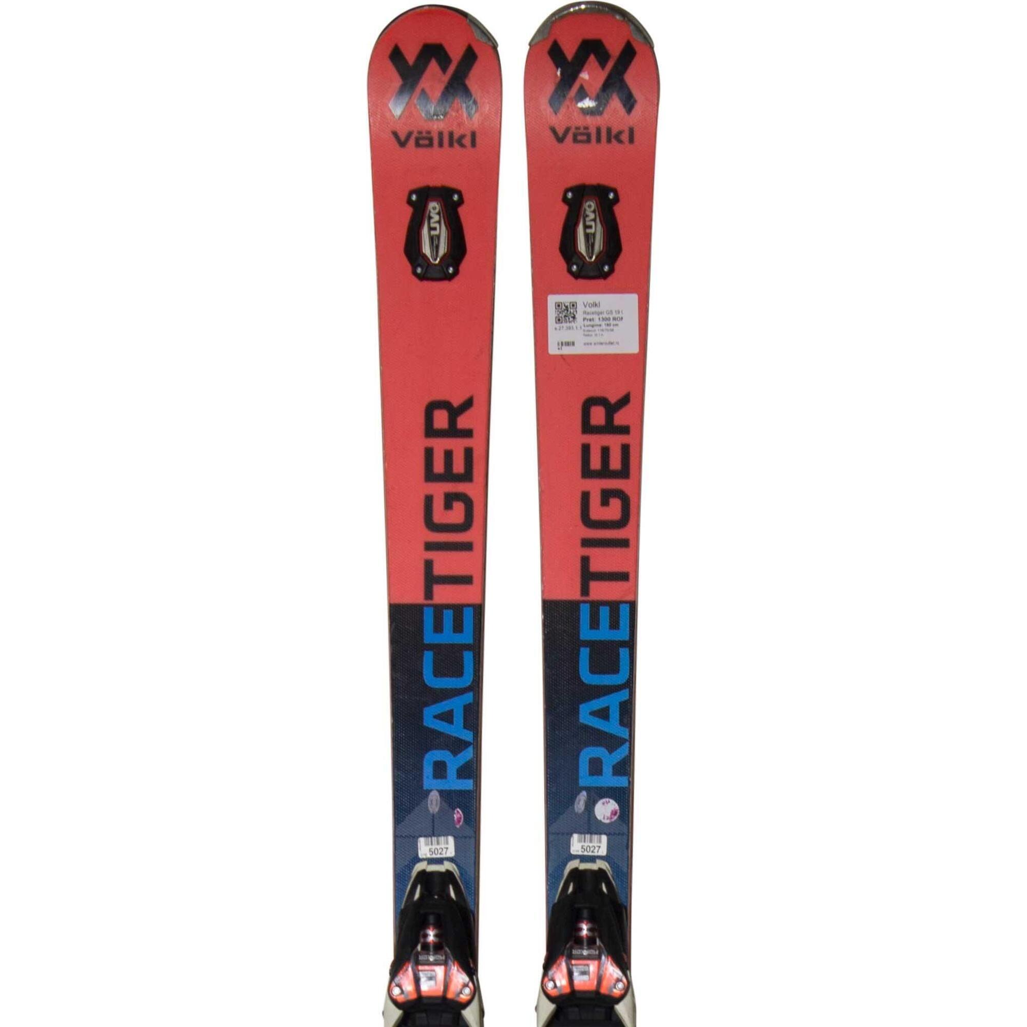 VÖLKL 2ND LIFE - VOLKL Racetiger GS 19 UVO 2019, 180 cm, velmi dobrý stav