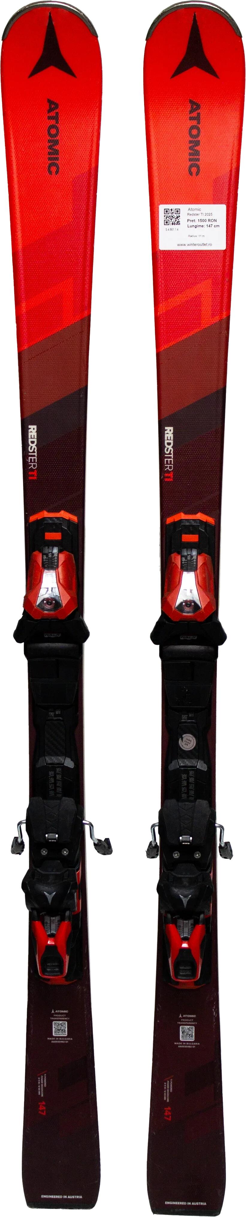 Second Life- Narty ATOMIC Redster TI 2025, 147 cm- Stan bardzo dobry 3/5