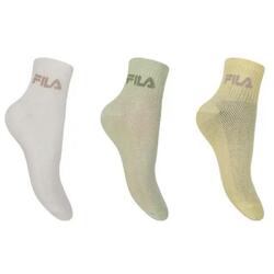 Fila Lot de 3 Chaussettes Quarter Ice Cream 35-38