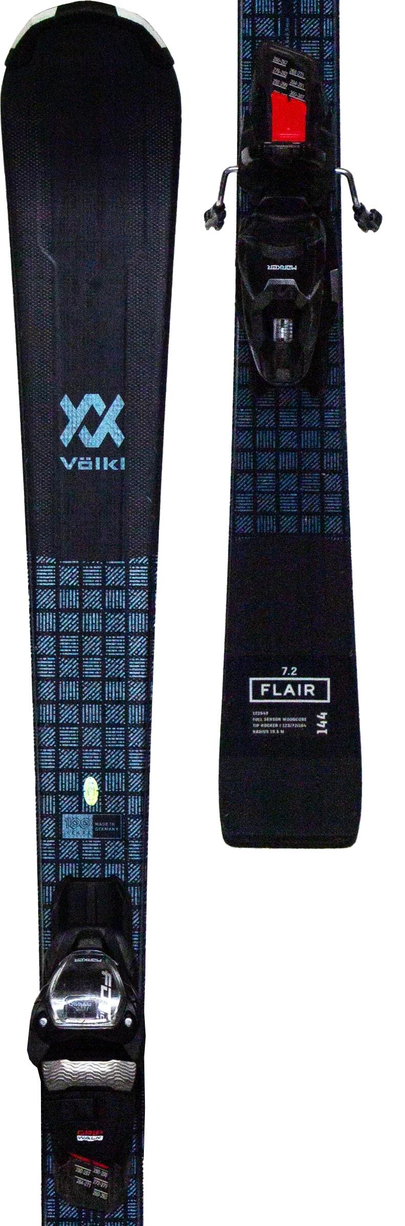 Skis d'occasion - VOLKL Flair 7.2 2023, 144 cm, Très bon état 4/5