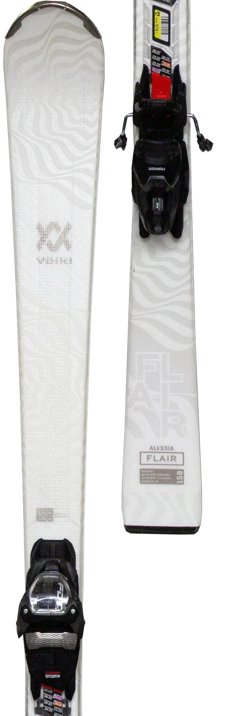 Second Life- Narty VOLKL Flair Alessia 2024, 158 cm- Stan bardzo dobry 4/5