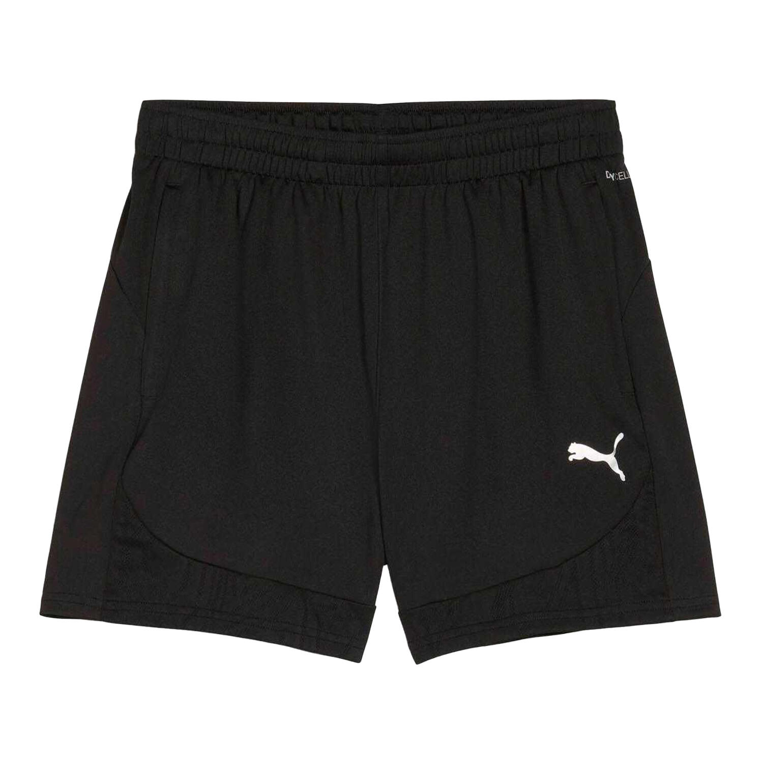 PUMA Mens TeamFinal Slim Training Shorts (Black)