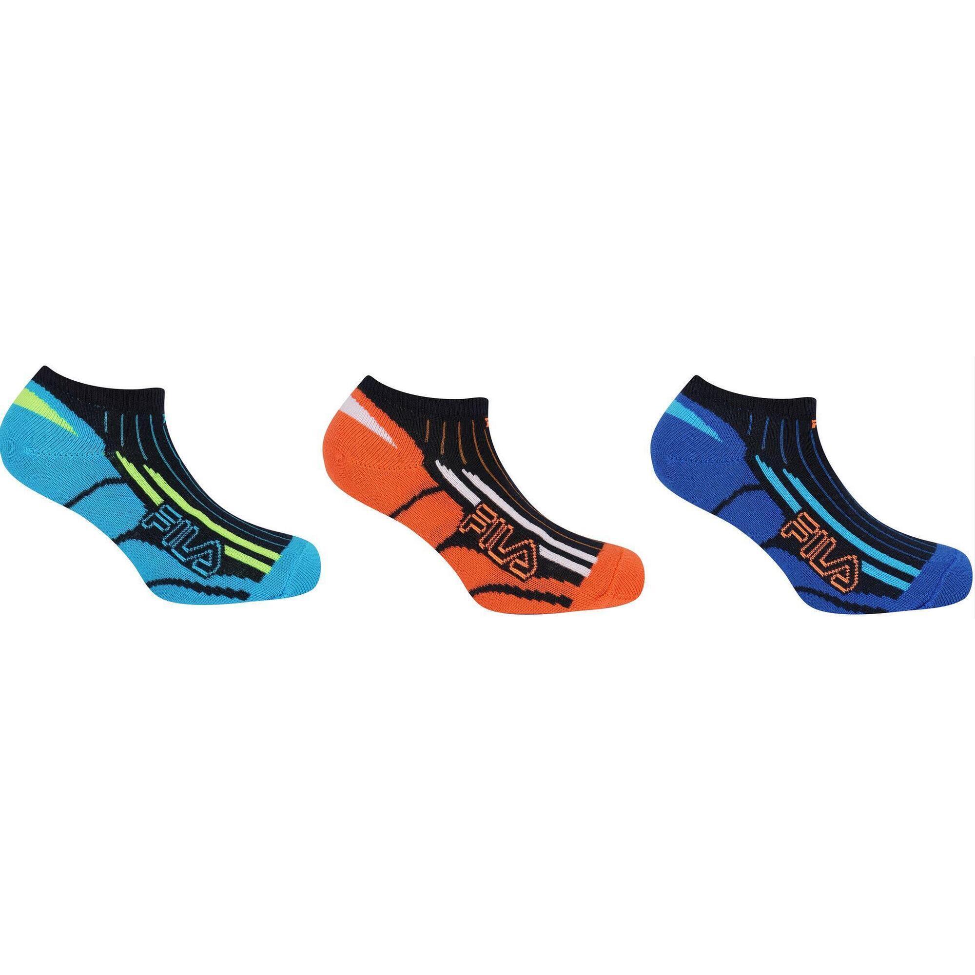 Fila 3-pack skarpetek chłopięcych Sneaker Navy Mix 23-26