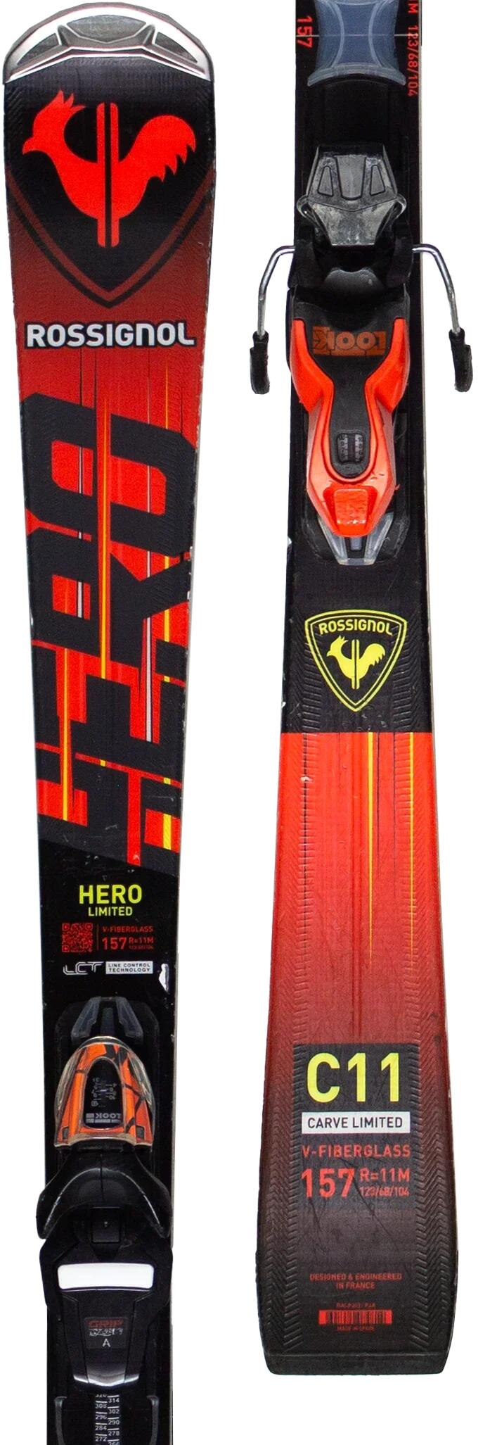 Skis d'occasion - ROSSIGNOL Hero LTD 2023, 157 cm, Bon état 4/5