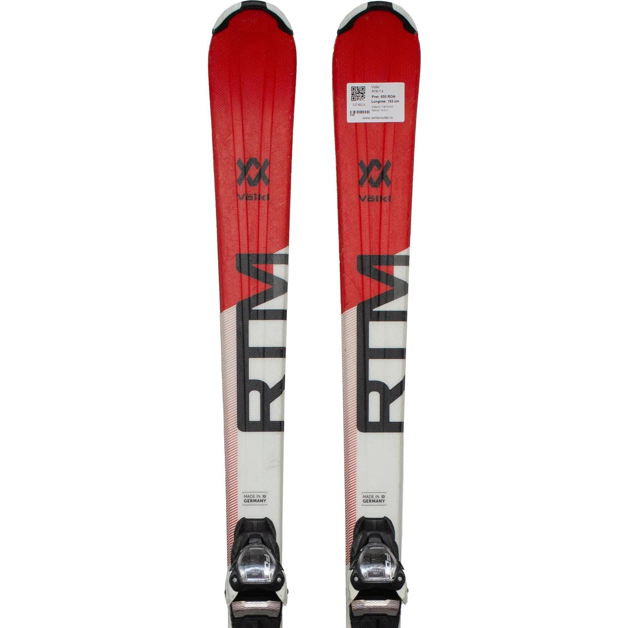 Używane narty - VOLKL RTM 7.4, 156 cm, stan dobry
