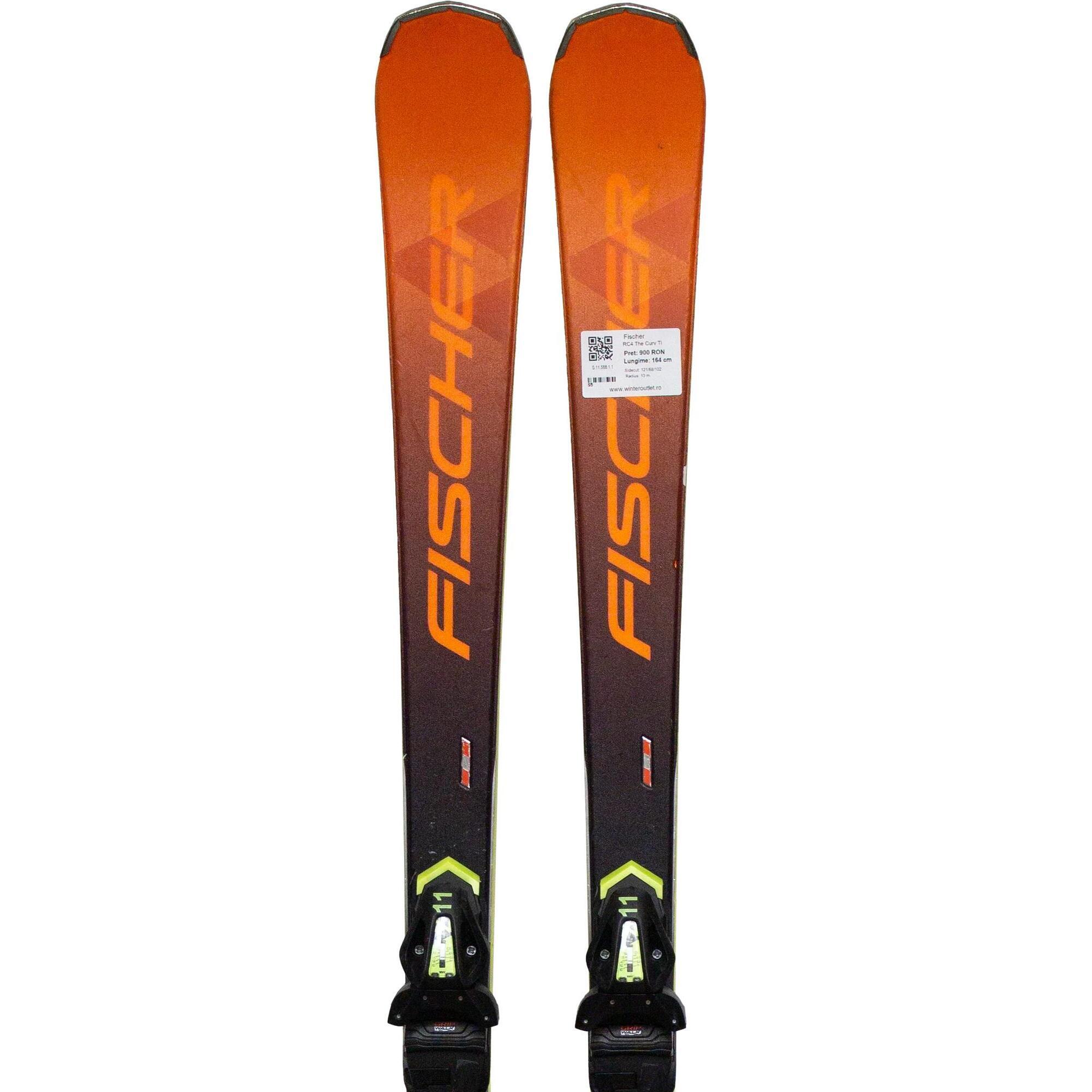 Używane narty - FISCHER RC4 The Curv Ti, 178 cm, dobry stan