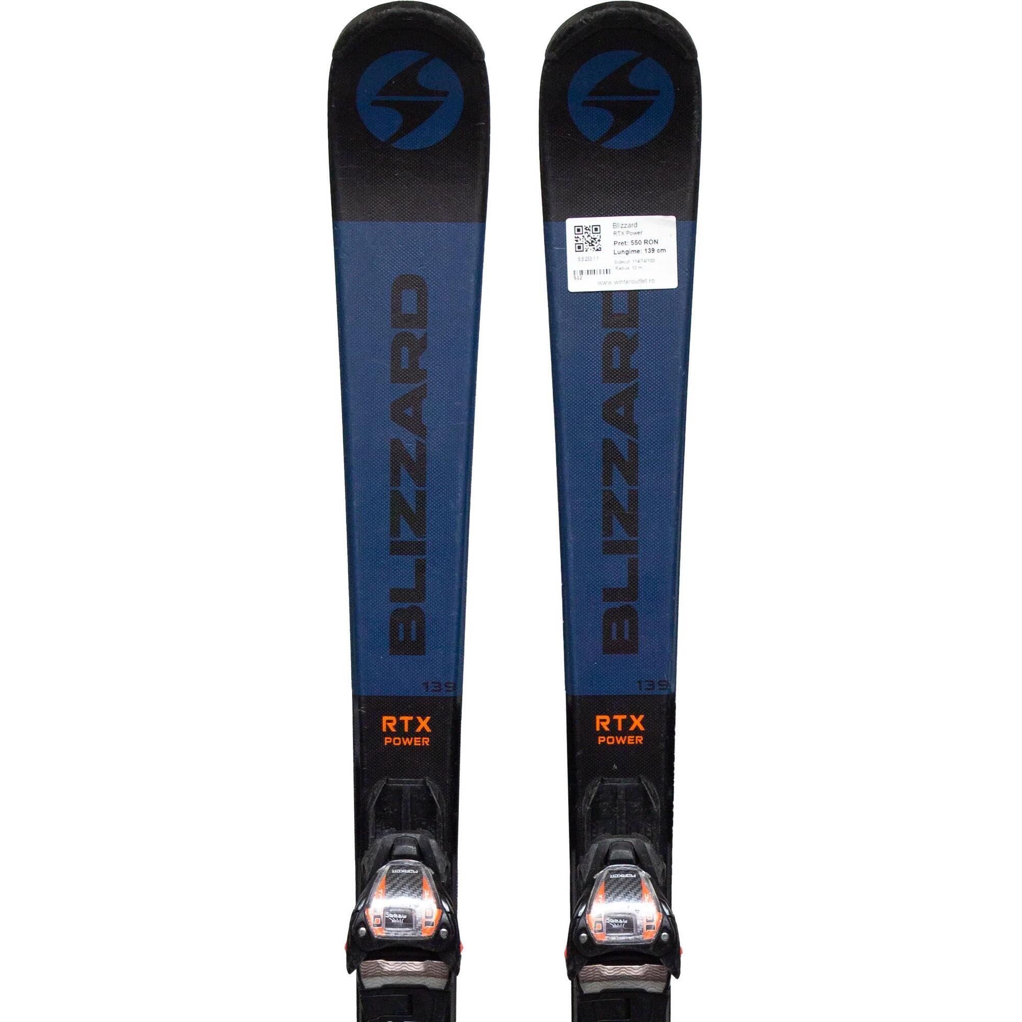 Używane narty - BLIZZARD RTX Power, 139 cm, stan dobry