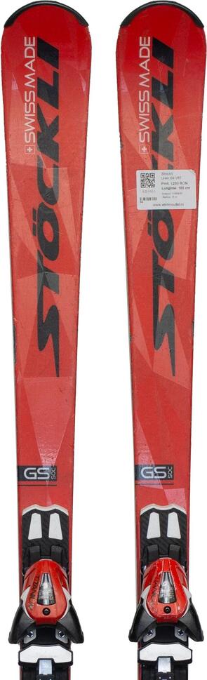 Używane narty - STOCKLI Laser GS VRT, 165 cm, stan bardzo dobry