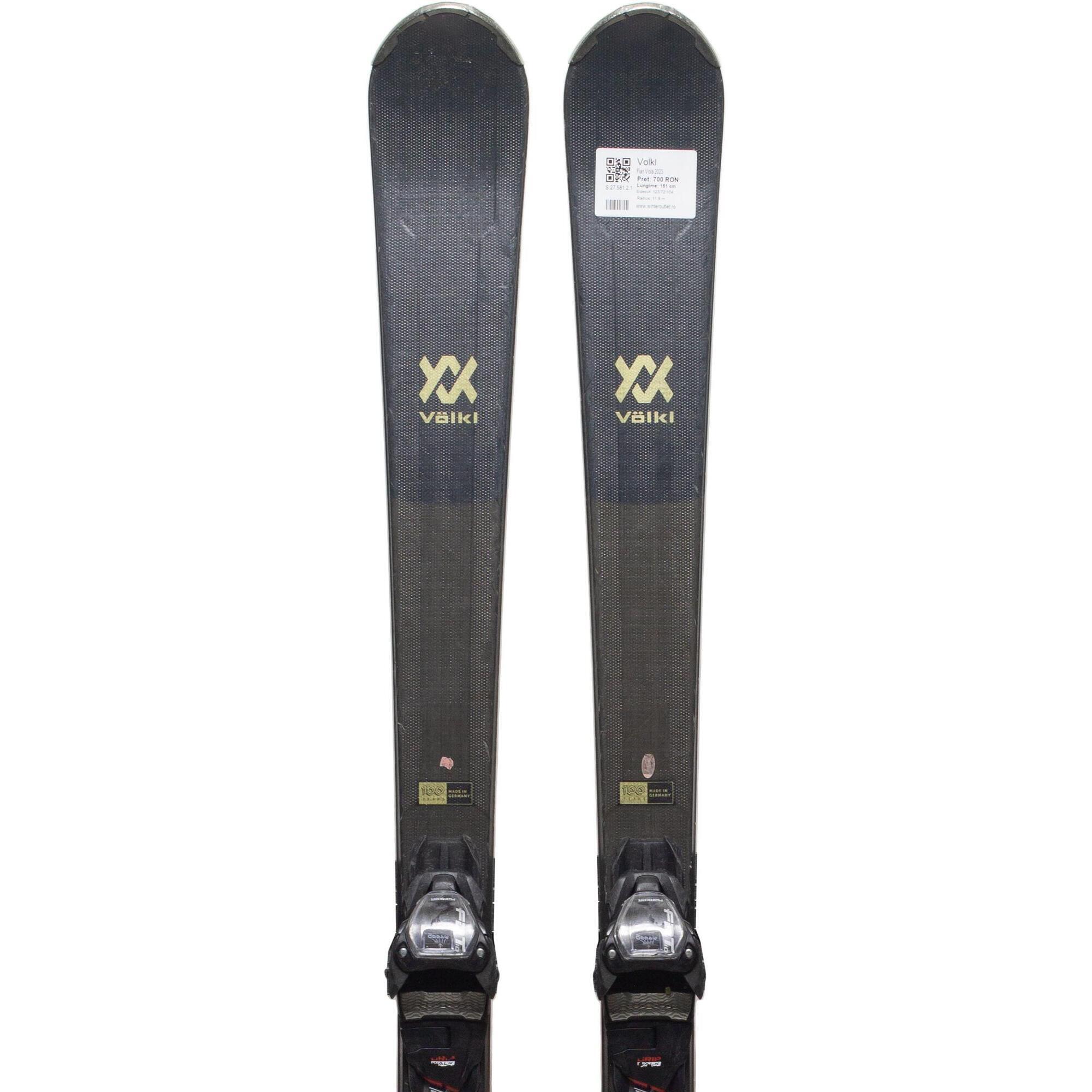 Używane narty - VOLKL Flair Viola 2023, 165 cm, stan bardzo dobry