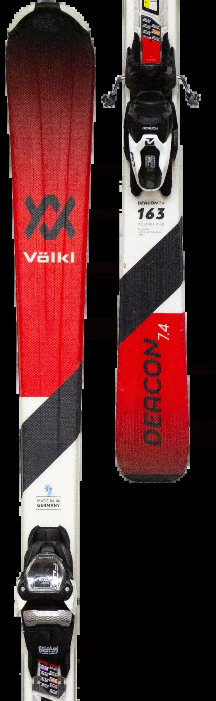 Skis d'occasion - VOLKL Deacon 7.4, 135 cm, Bon état 4/5