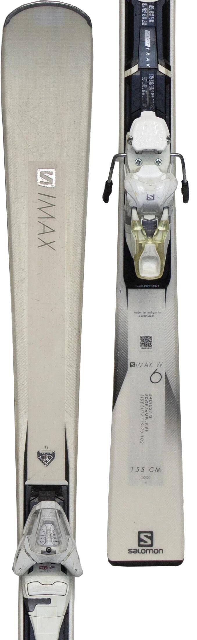 Second Life- Narty SALOMON S/Max 6 W, 150 cm- Stan dobry 4/5
