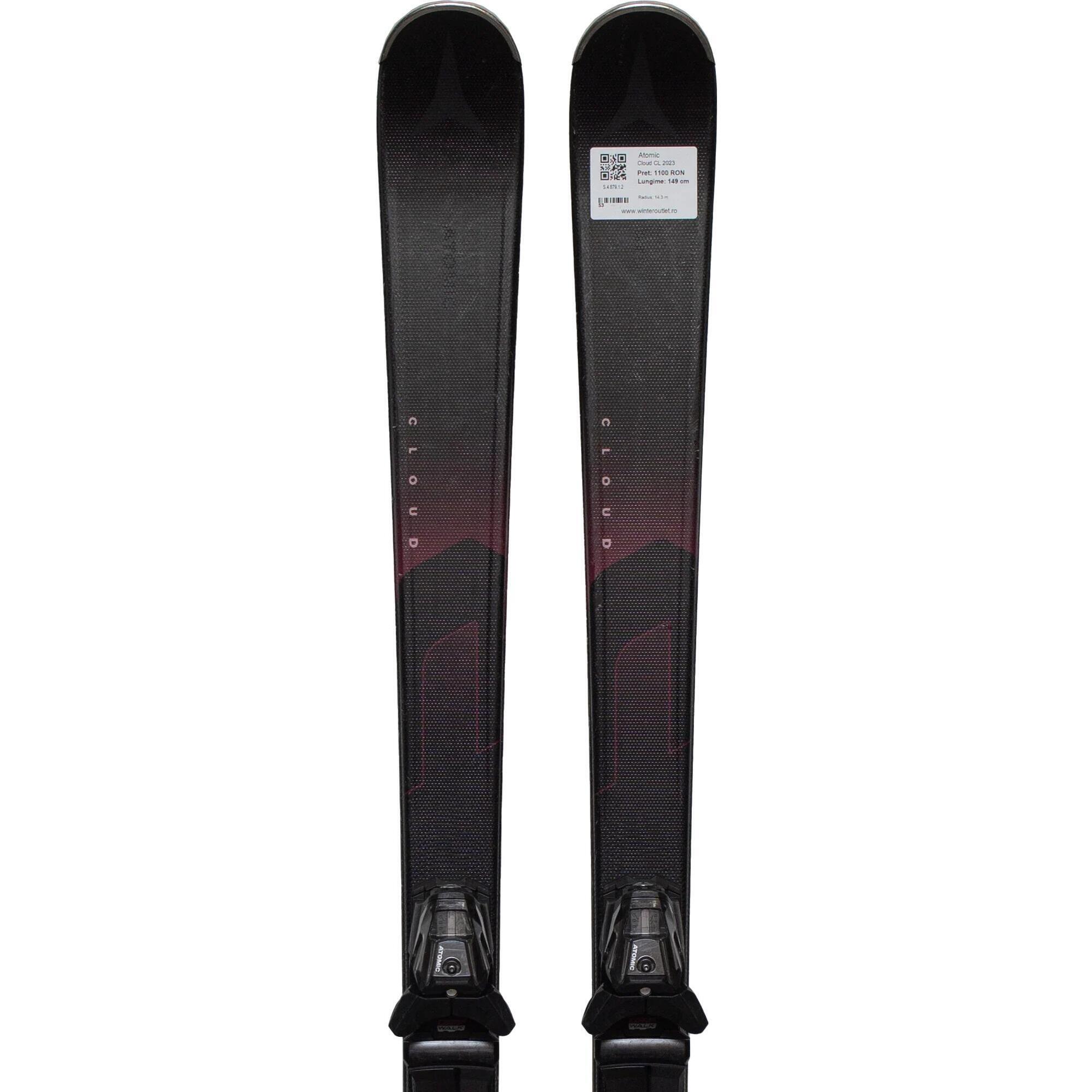 Używane narty - ATOMIC Cloud CL 2023, 156 cm, stan dobry