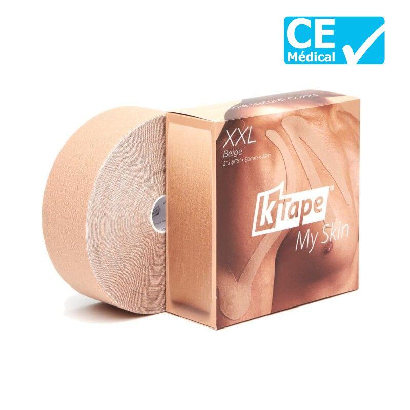 K-tape - Bande Taping K-tape® 22 M - Bande De Kinésiologie - Beige - No Size - Decathlon