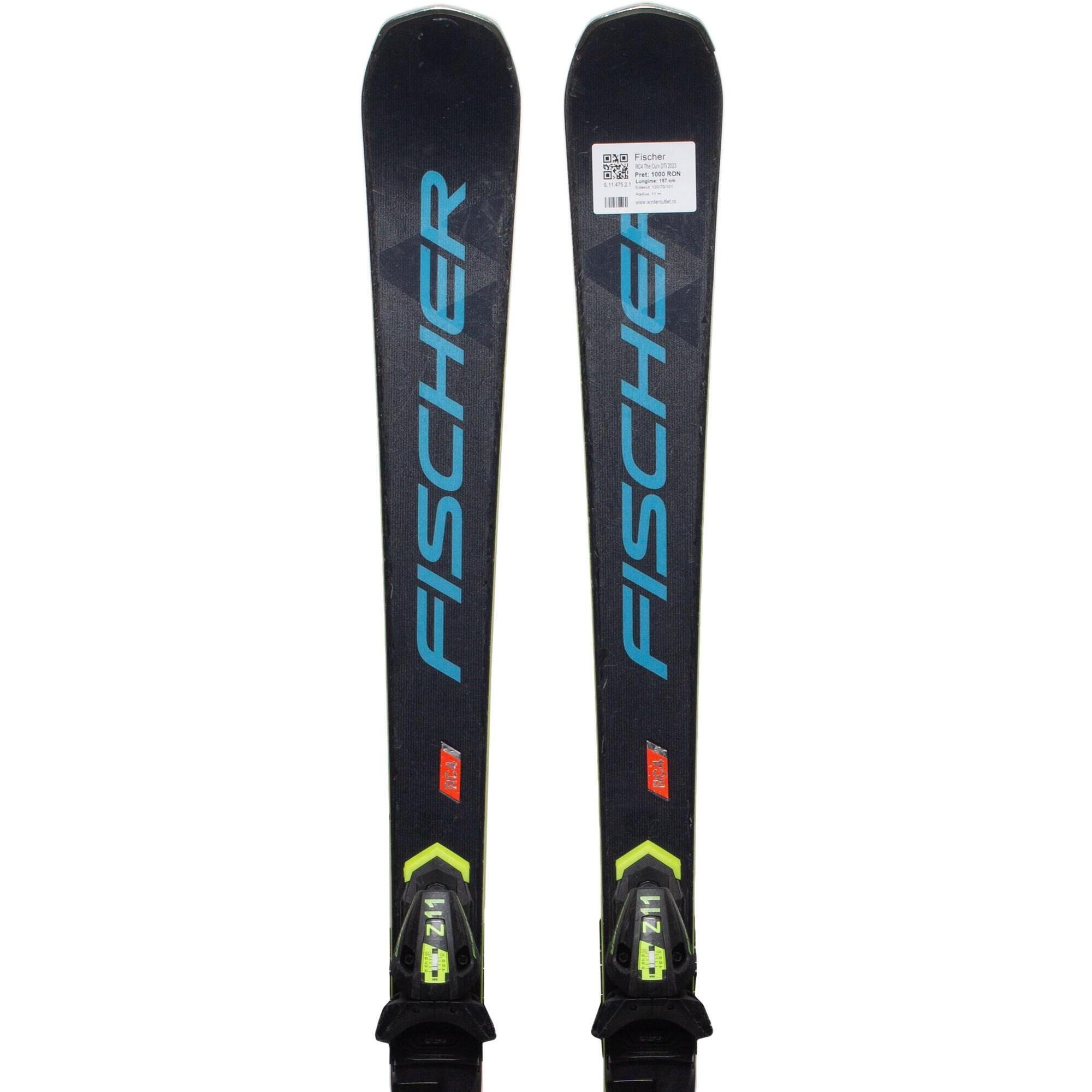 Używane narty - FISCHER RC4 The Curv DTi 2023, 150 cm, stan bardzo dobry