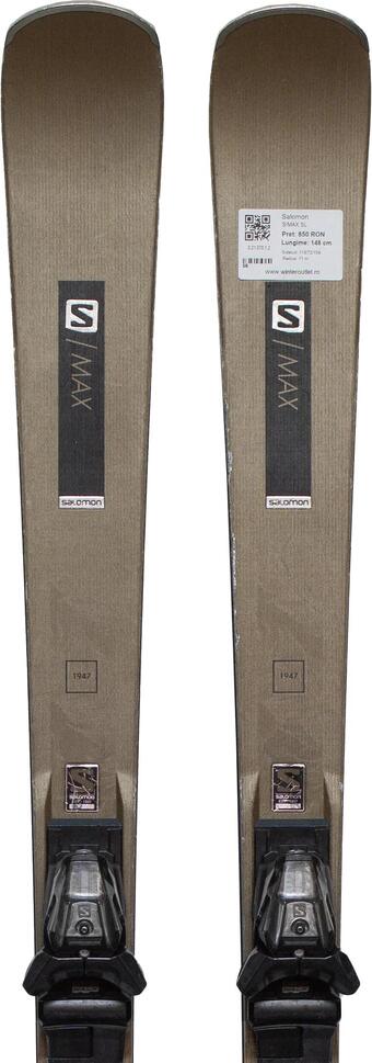 Second Life- Narty SALOMON S/MAX SL, 148 cm- Stan zadowalający