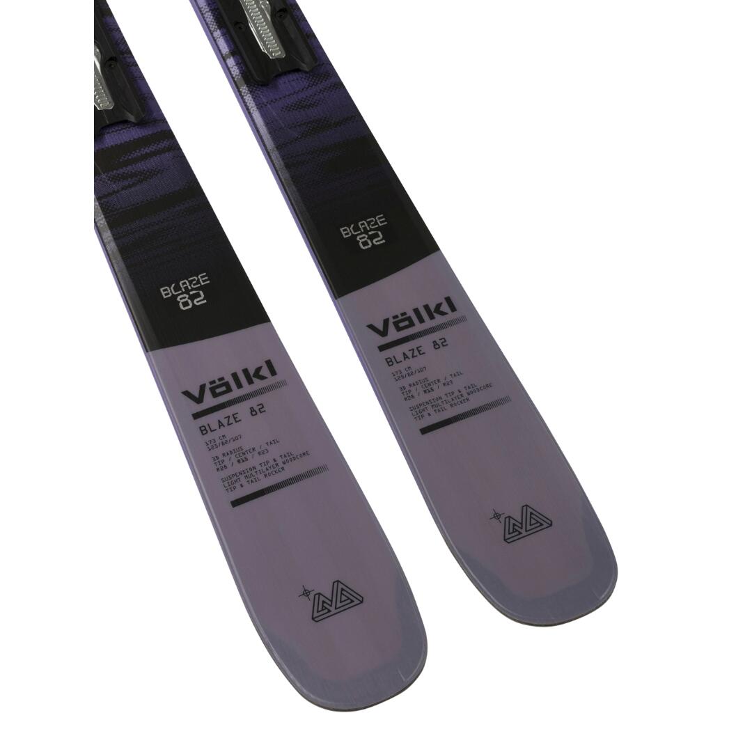 Pack esquí Volkl Blaze 82 púrpura + accesorios Vmotion 10 gw Violet Homme 2/4