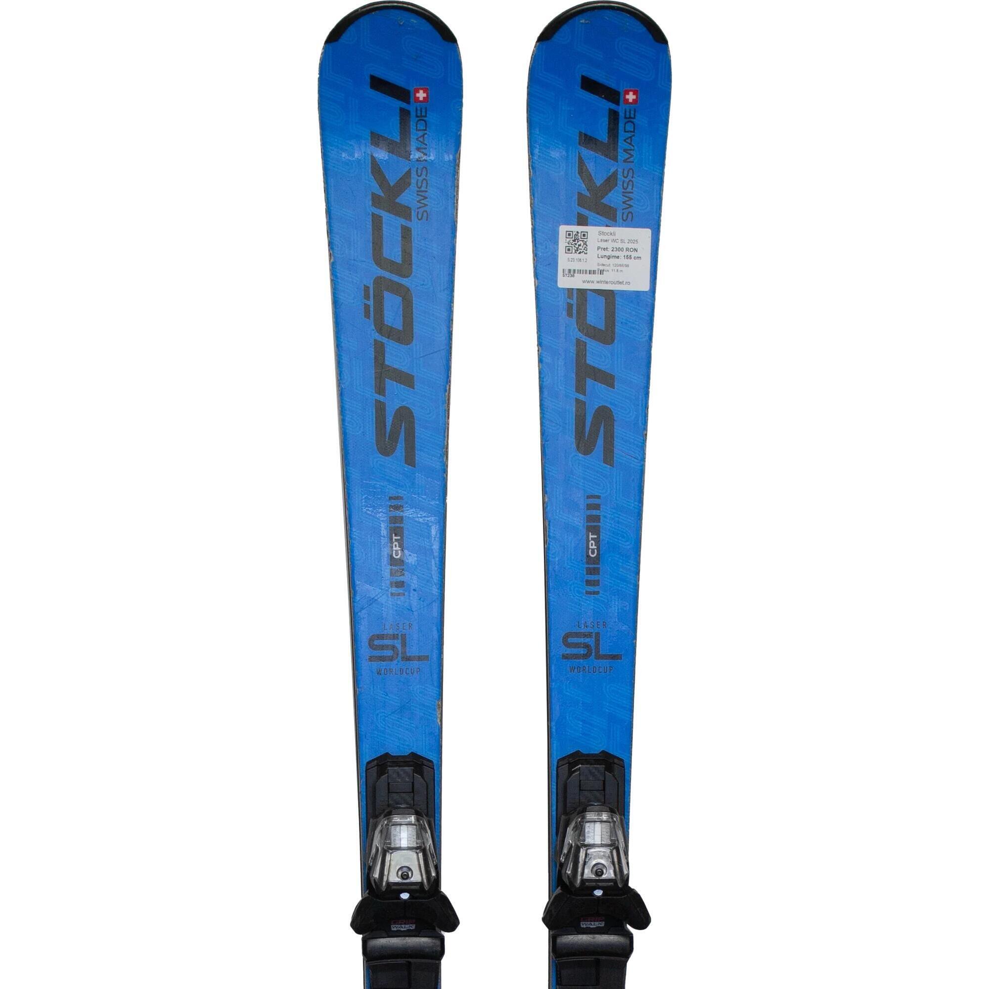 Second Life- Narty STOCKLI Laser WC SL 2025, 160 cm, stan dobry