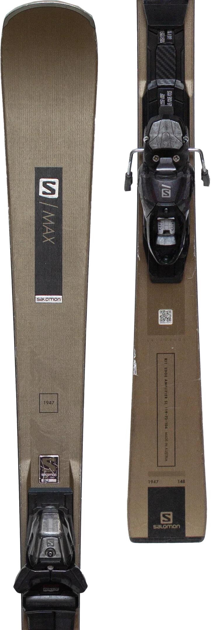 Second Life- Narty SALOMON S/MAX SL, 148 cm- Stan zadowalający 4/5