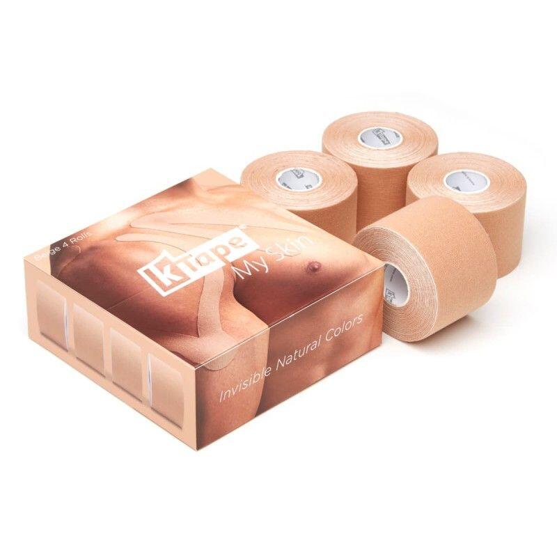 K-tape - Boîte De 4 Bandes Taping K-tape® - Bande De Kinésiologie - Beige - No Size - Decathlon