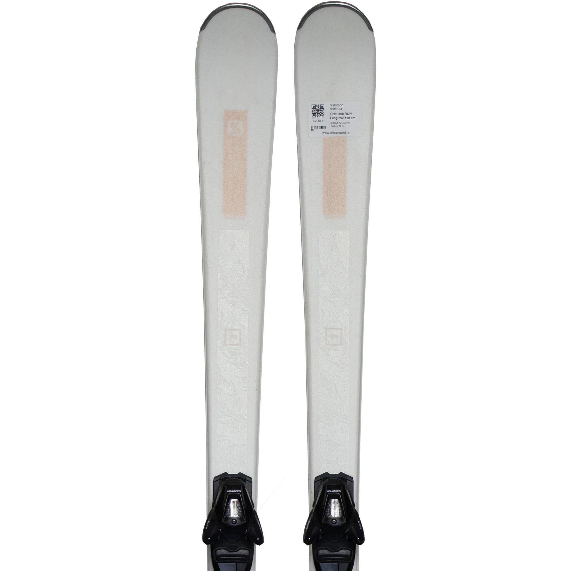 Używane narty - SALOMON S/Max N4, 160 cm, stan idealny