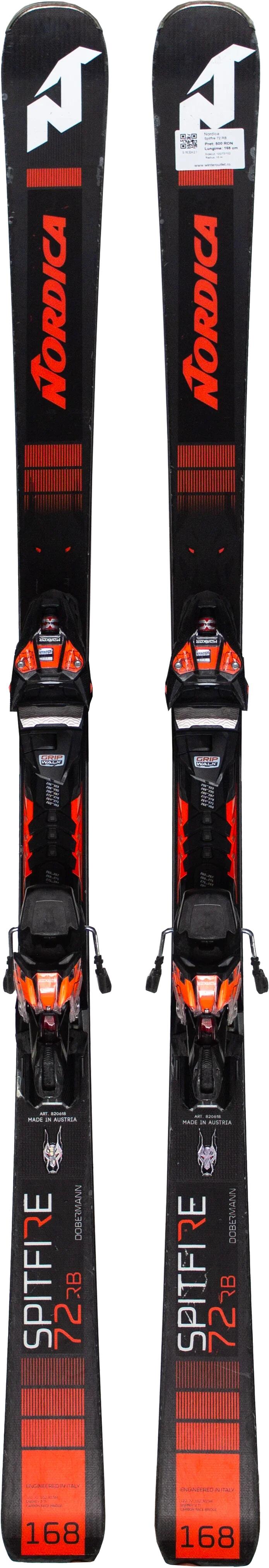 Skis d'occasion - NORDICA Spitfire 72 RB, 162 cm, Bon état 3/5
