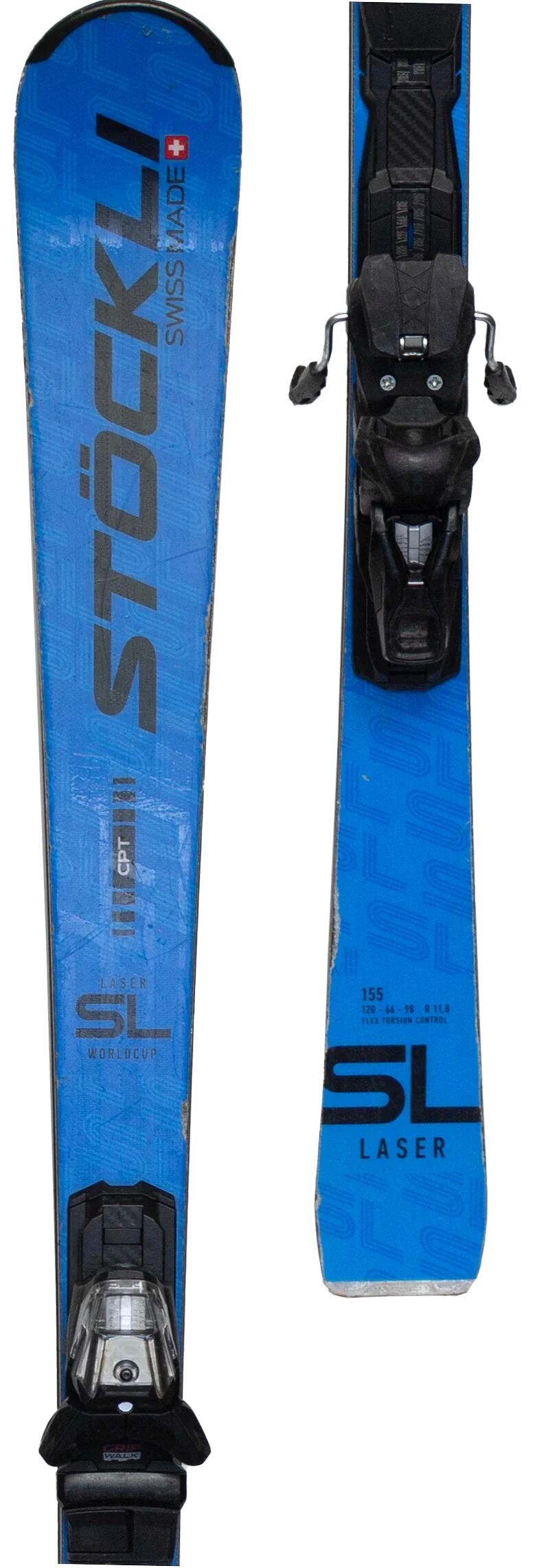 Skis d'occasion - STOCKLI Laser WC SL 2025, 155 cm, État satisfaisant 4/5