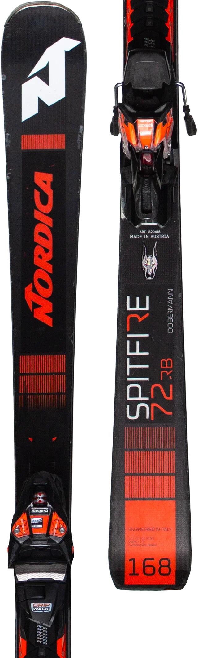 Skis d'occasion - NORDICA Spitfire 72 RB, 162 cm, Bon état 4/5