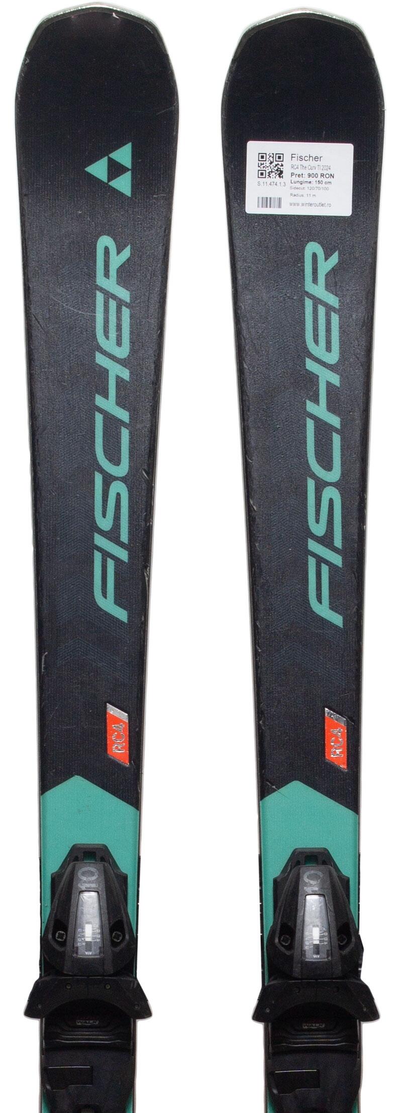 FISCHER Skis d'occasion - FISCHER RC4 The Curv TI 2024, 157 cm, Très bon état