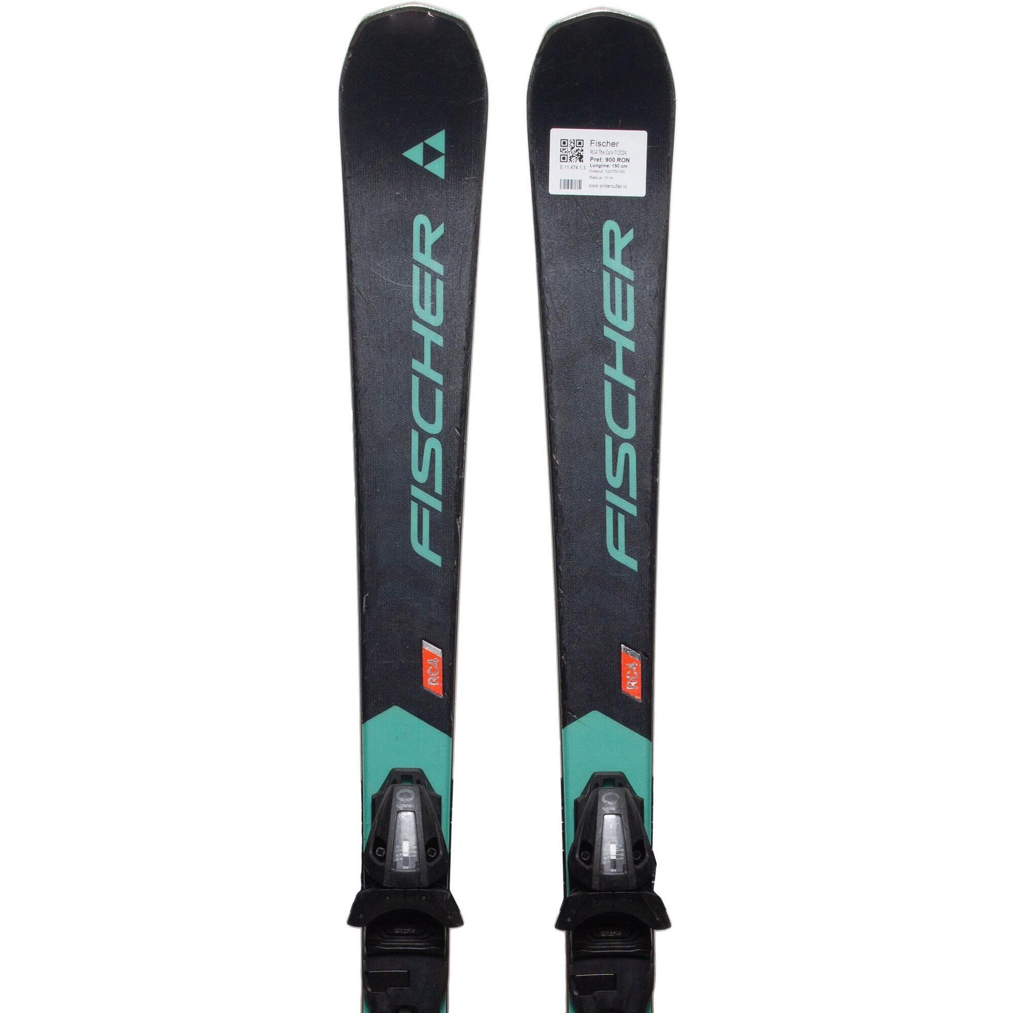 FISCHER 2ND LIFE - FISCHER RC4 The Curv TI 2024, 157 cm, Velmi dobrý stav