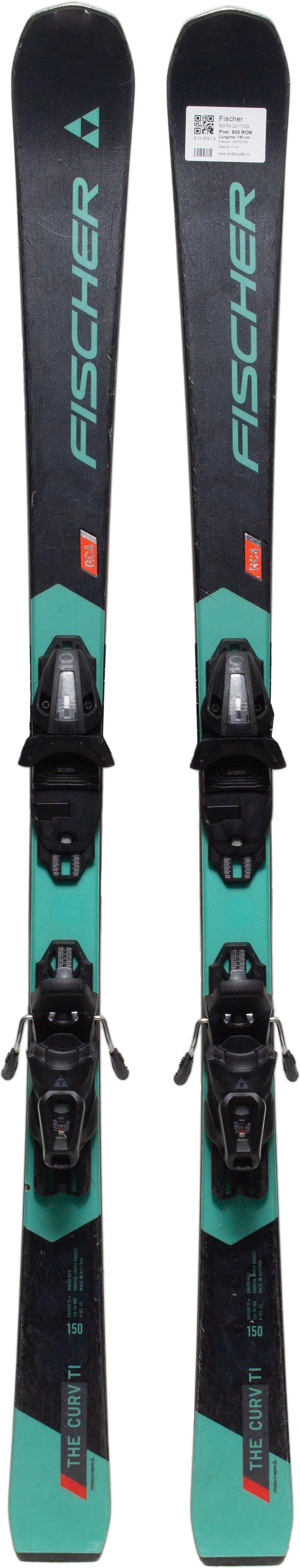 Skis d'occasion - FISCHER RC4 The Curv TI 2024, 150 cm, Très bon état 3/4