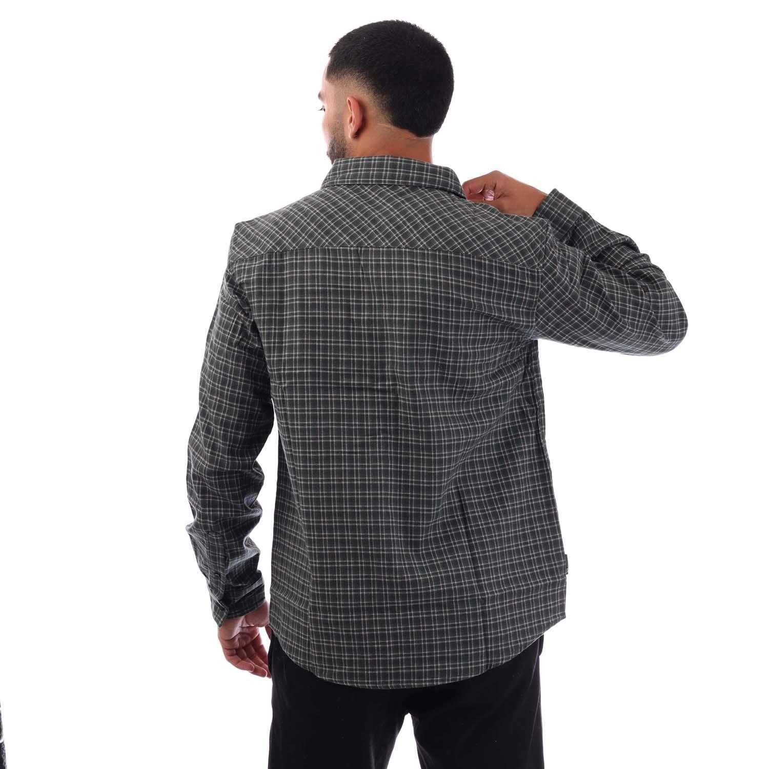 Camicia A Quadri Uomo Trespass Snyper Verde 2/5
