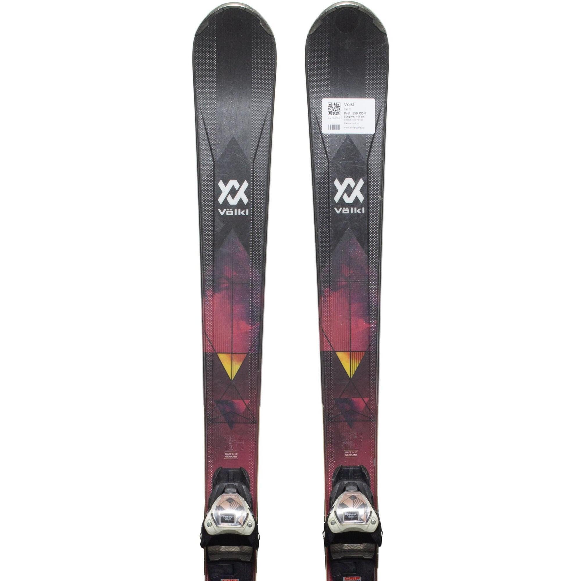 Używane narty - VOLKL Flair 76, 147 cm, stan zadowalający
