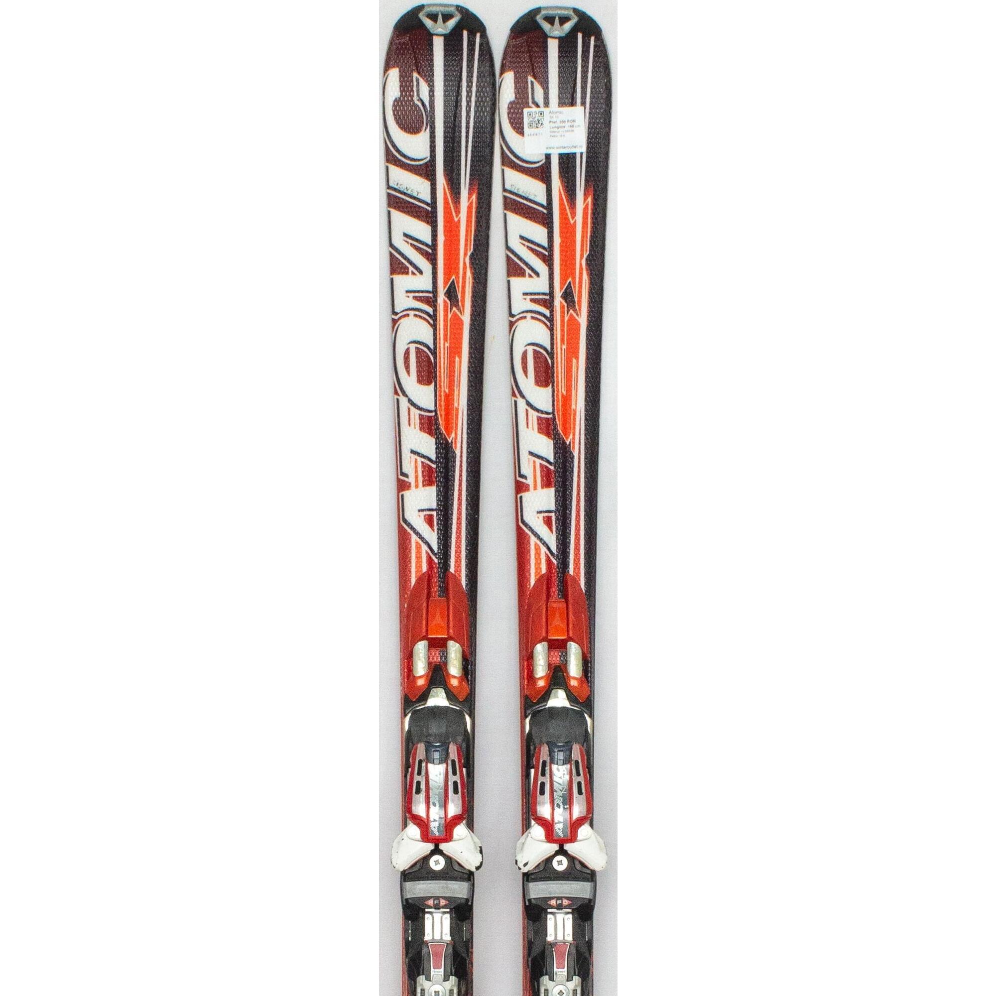 Second Life- Narty ATOMIC SX 10, 166 cm- Stan bardzo dobry