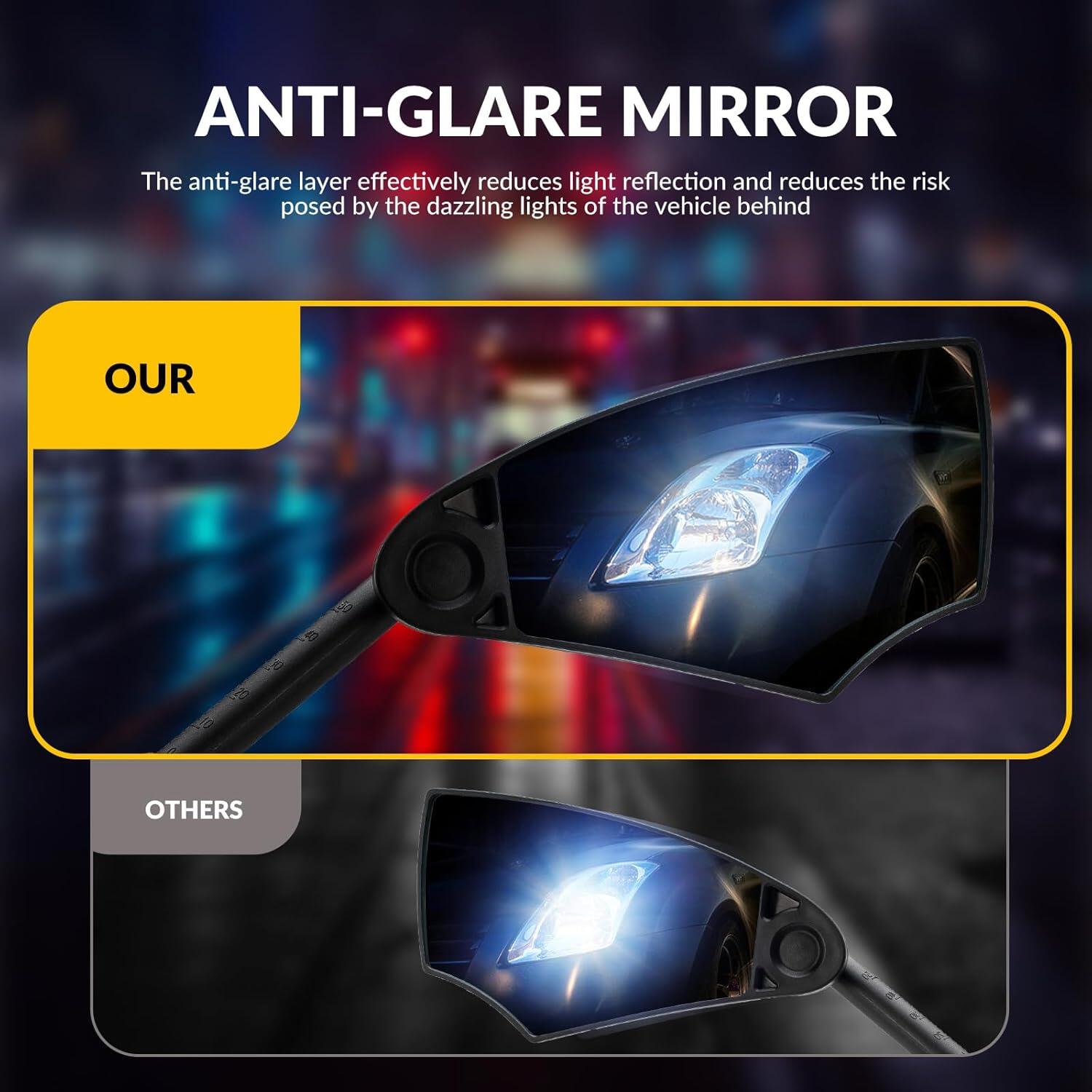360° Rotating Anti-Glare Bicycle Mirror 3/6
