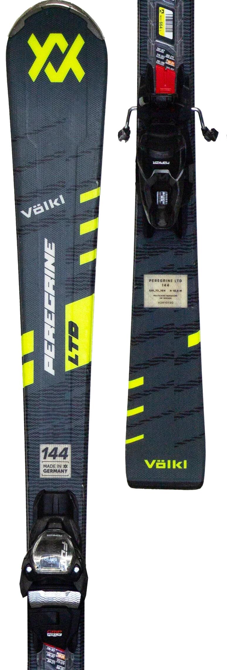 Gebrauchte Ski - VOLKL Peregrine LTD 2025, 144 cm, Sehr guter Zustand 4/5