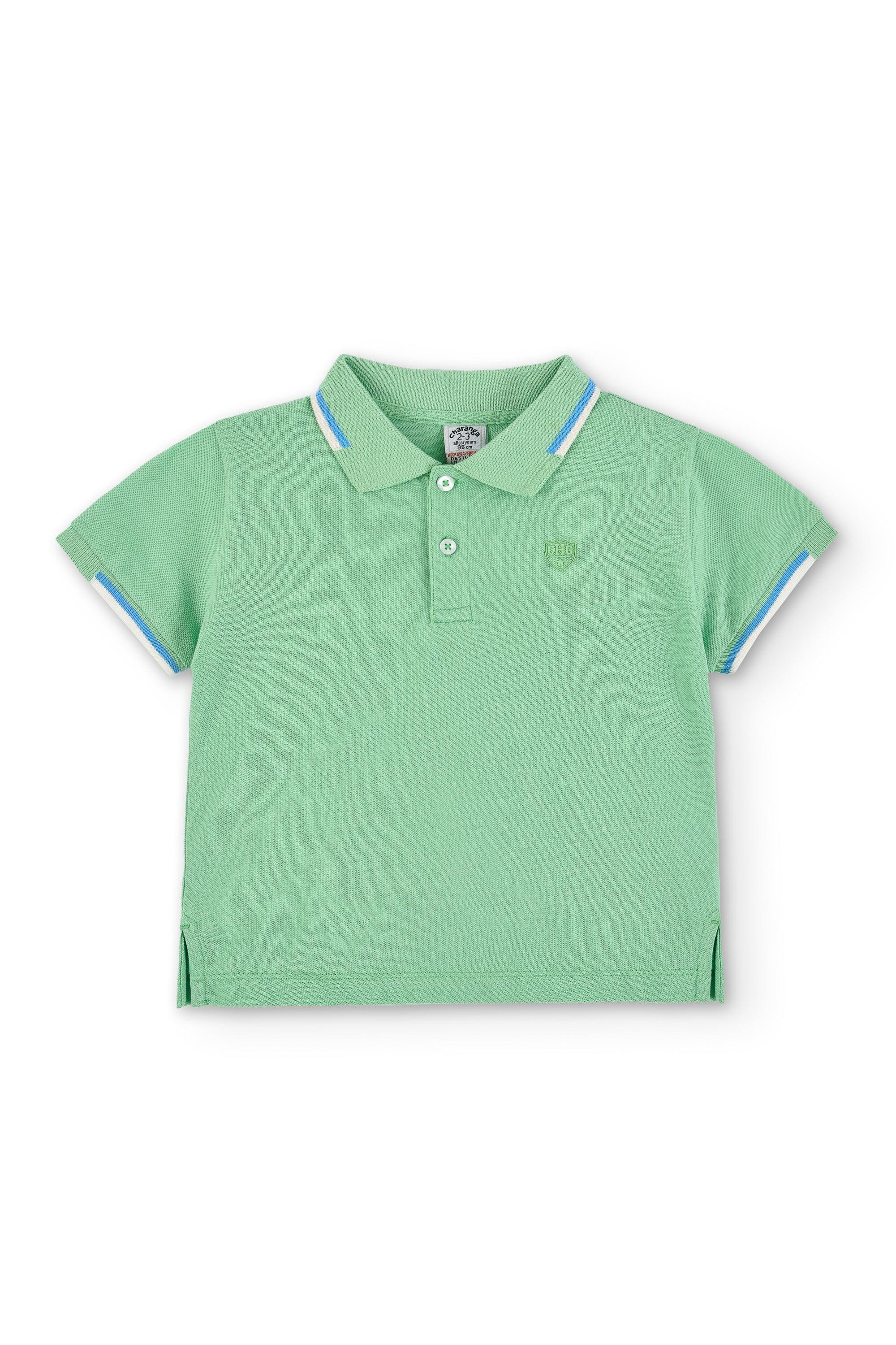 Camisa polo verde para 2/5