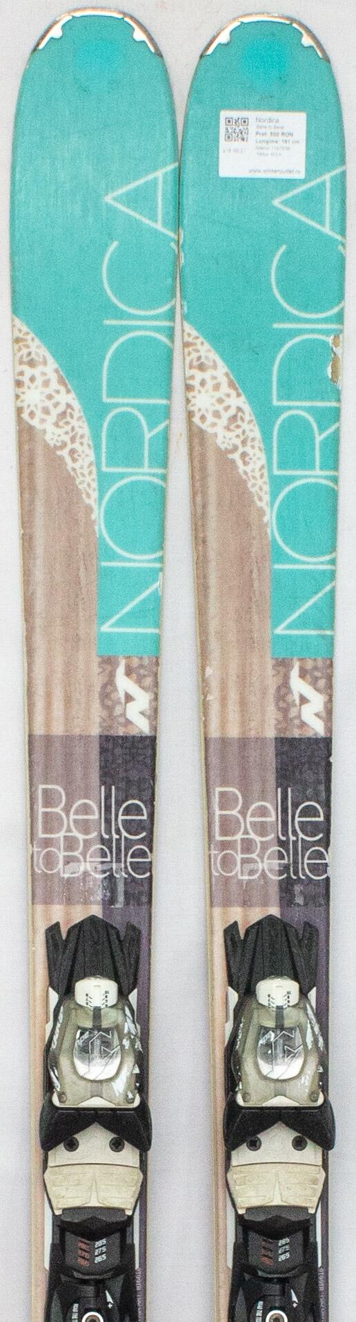 NORDICA Skis d'occasion - NORDICA Belle to Belle, 161 cm, État satisfaisant