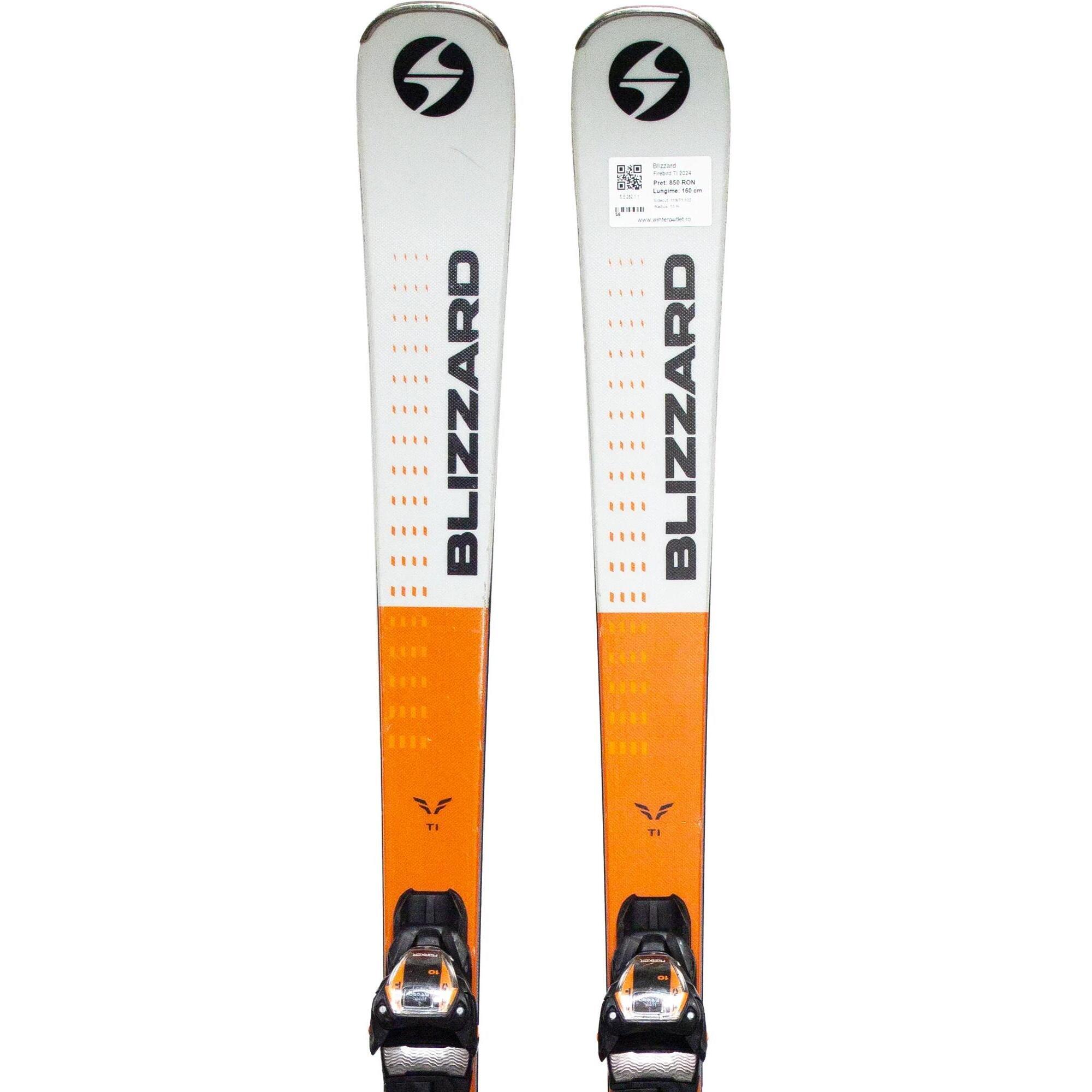 Używane narty - BLIZZARD Firebird TI 2024, 160 cm, stan bardzo dobry