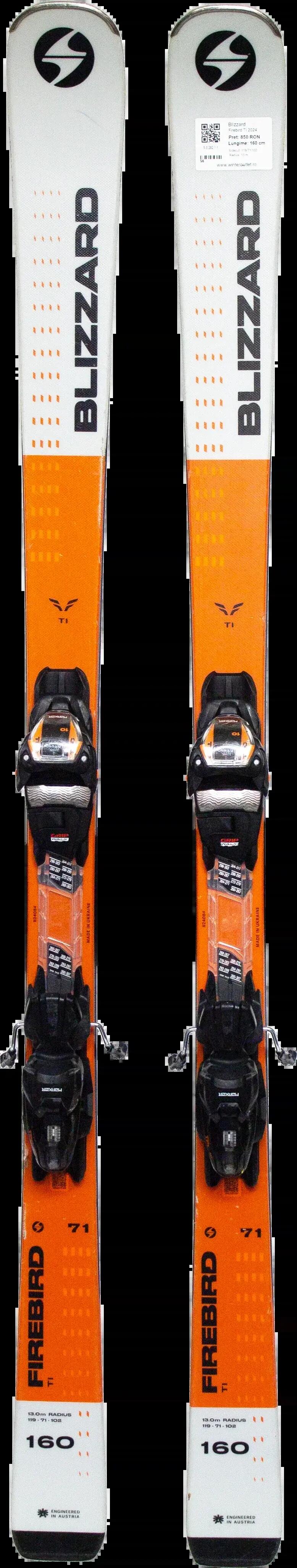 2ND LIFE - BLIZZARD Firebird TI 2024, 160 cm, Velmi dobrý stav 3/5