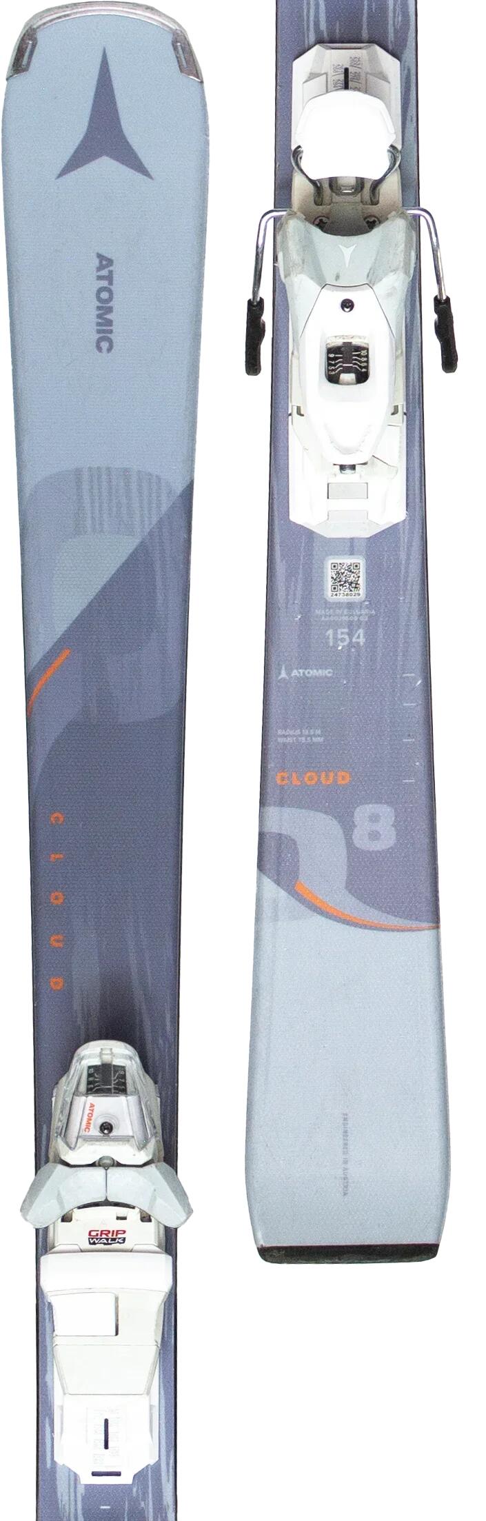 Skis d'occasion - ATOMIC Cloud Q8, 154 cm, Très bon état 4/5