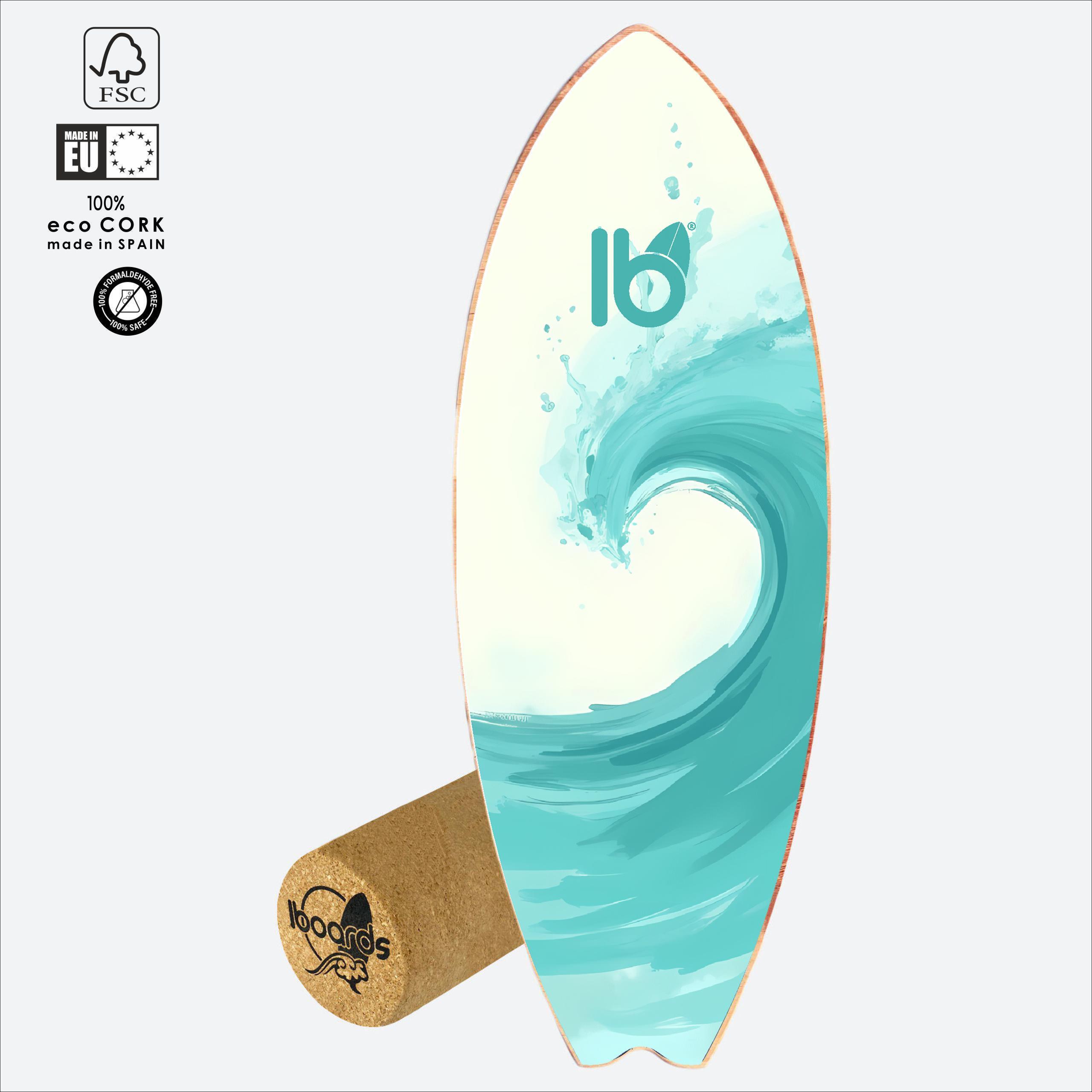 IBOARDS Balance Board IBOARDS Artist Wave Free – Prancha de equilíbrio surf