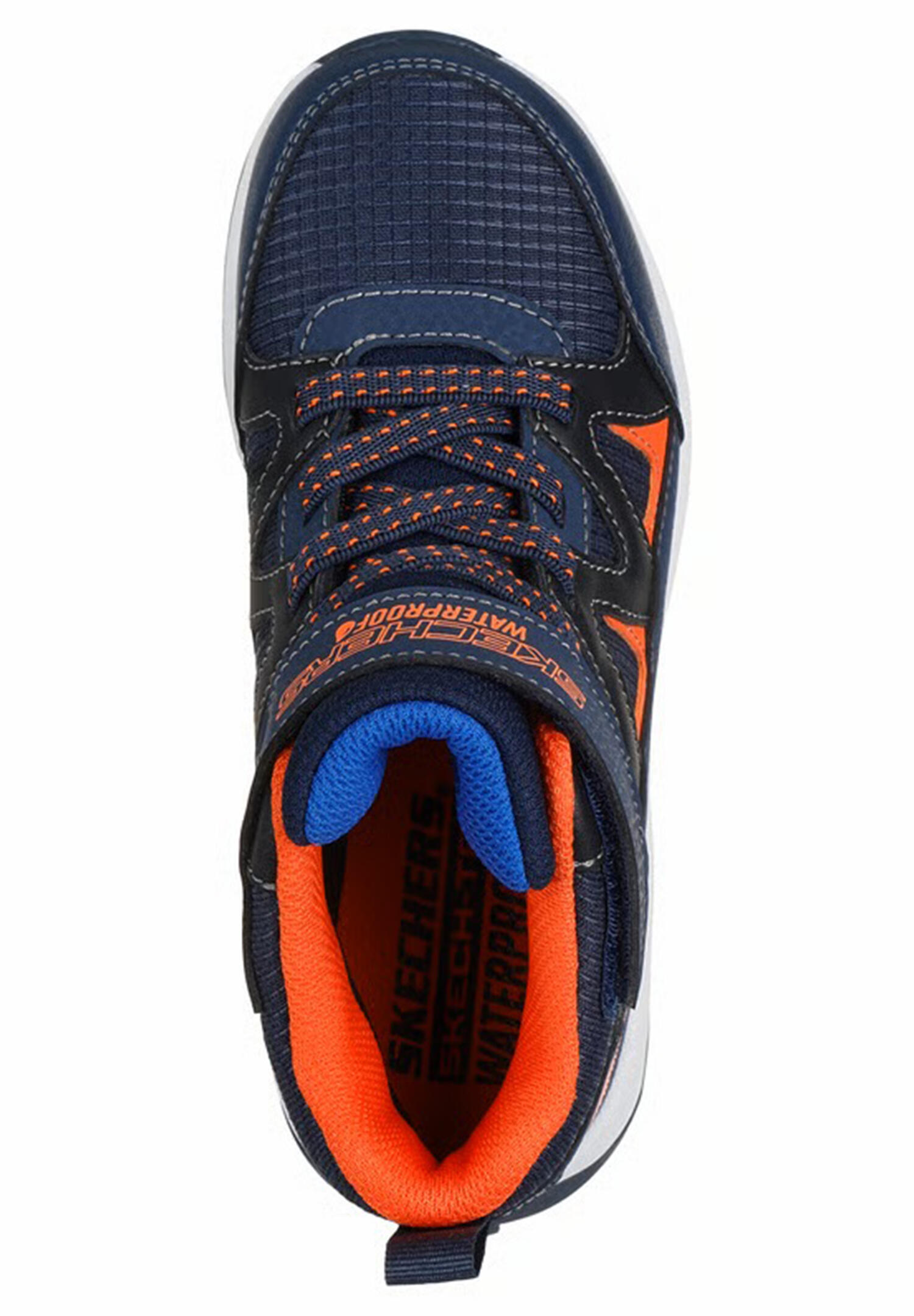 Skechers Kinder Storm Blazer - Drizzle Squad Sneaker 406377L NVY/ORNG 3/4